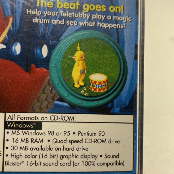 Play With The Teletubbies Cd-Rom Tv Show Children’s Vintage Computer Game 1998 - Picture 4 of 10